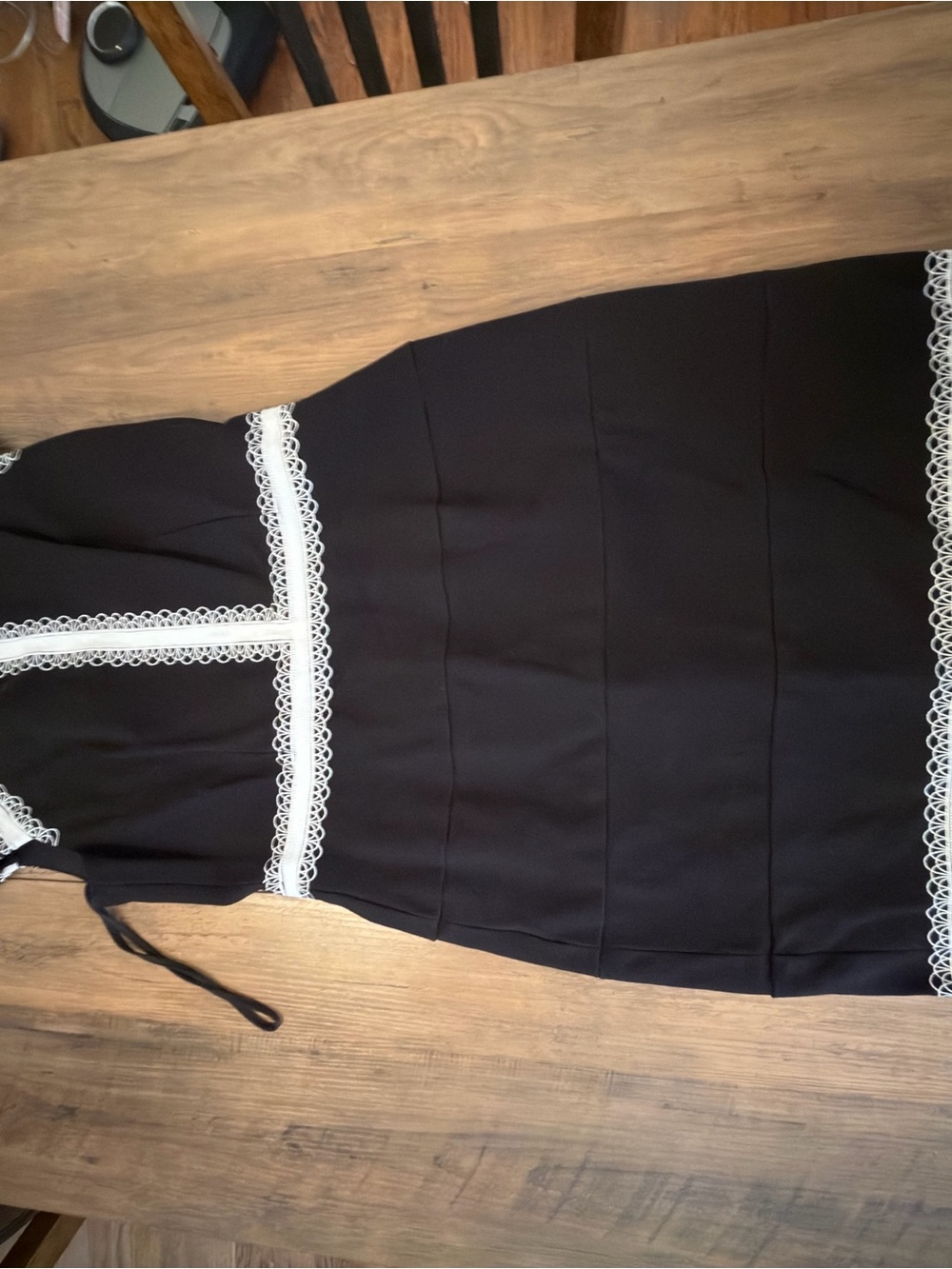 Black Lace-Trim Dress - Women